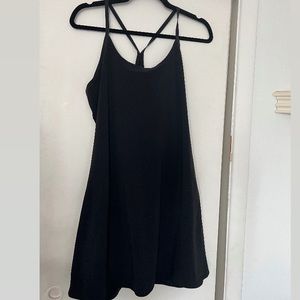 Black Outdoor Voices Exercise Dress